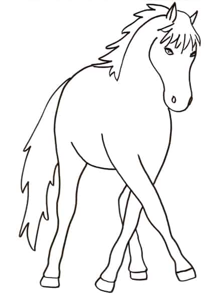 Colorare sei in home categoria animali cavalli disegni for Immagini di cavalli da disegnare