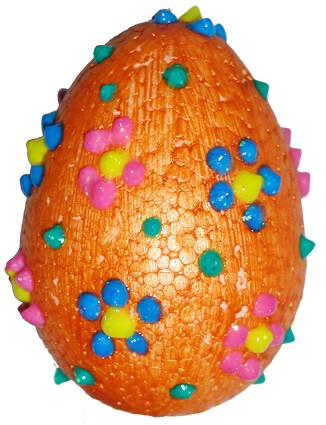 Uovo di Pasqua decorato : lavoretto di Pasqua
