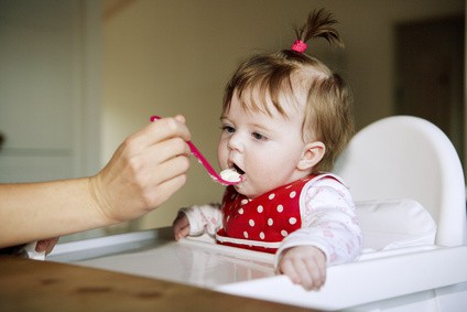 Baby Girl eating