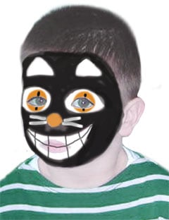 trucco da stregatto per bambini