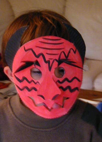 Maschera da diavolo per bambini