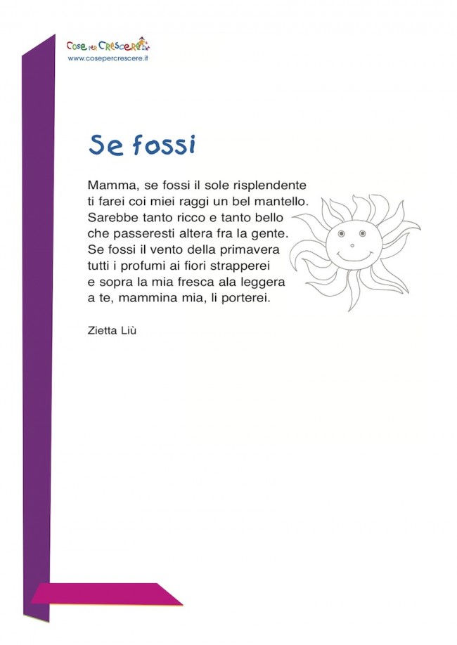 Se fossi - poesia per la mamma