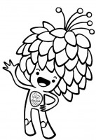 mascotte Paralimpiadi 2016 da colorare