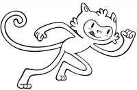 Mascotte Rio 2016 da colorare