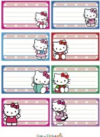 Etichette Hello Kitty da stampare
