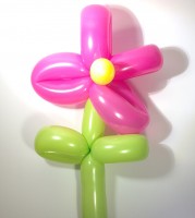 Fiore in palloncini modellabili