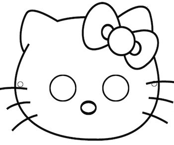 Maschera di Hello Kitty