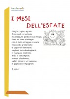 Mesi dell'estate - Poesia per bambini