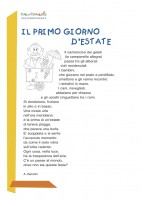 Il primo giorno d'estate - Poesia per bambini