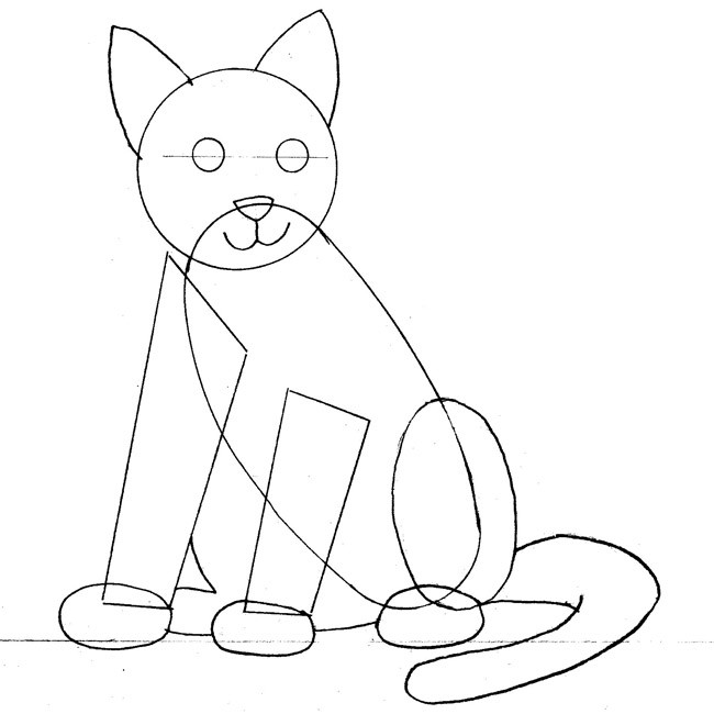 disegnare gatto_10 sm