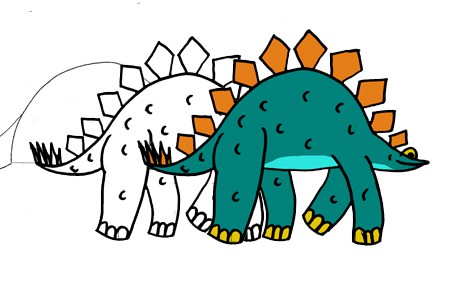 disegnare-stegosauro-ev