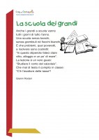 Poesia per bambini sulla scuola