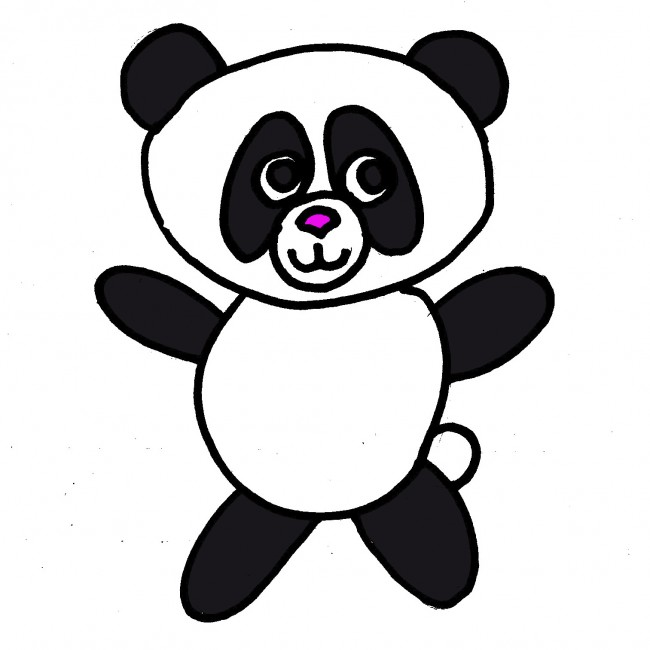 disegnare-panda