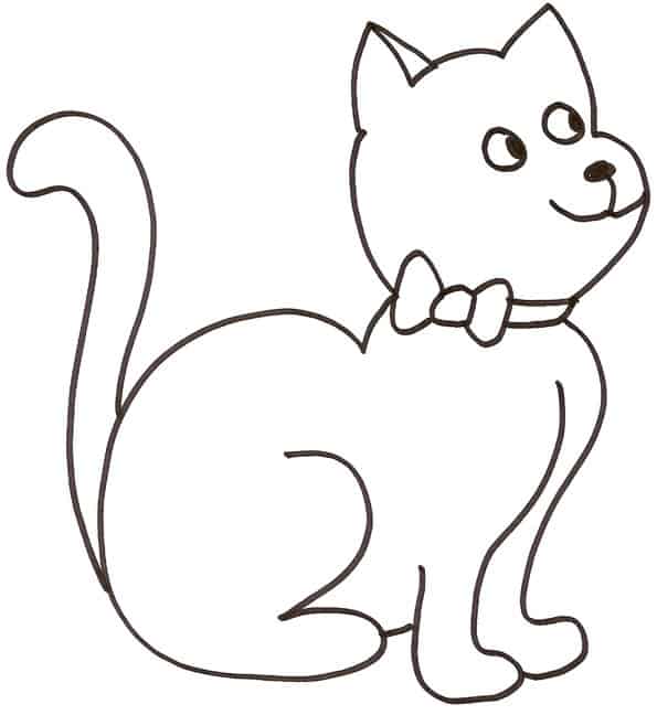 Disegni Di Gatti Da Colorare Cose Per Crescere