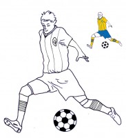 Disegni Da Colorare Sul Calcio Immagini Di Calcio Da Stampare