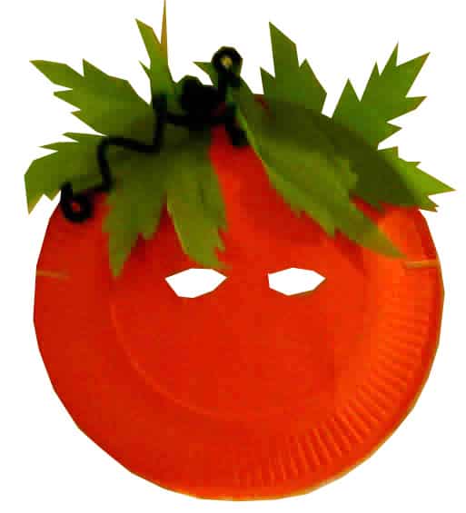Maschera di Carnevale con piatto di carta - Tutorial 