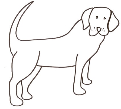 Disegni Di Cani Da Colorare Immagini Di Cane Per Bambini Da Stampare