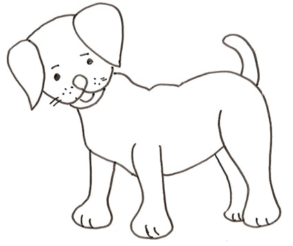 Disegni Di Cani Da Colorare Immagini Di Cane Per Bambini Da