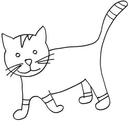 Disegno Di Gatto Tigrato Cose Per Crescere