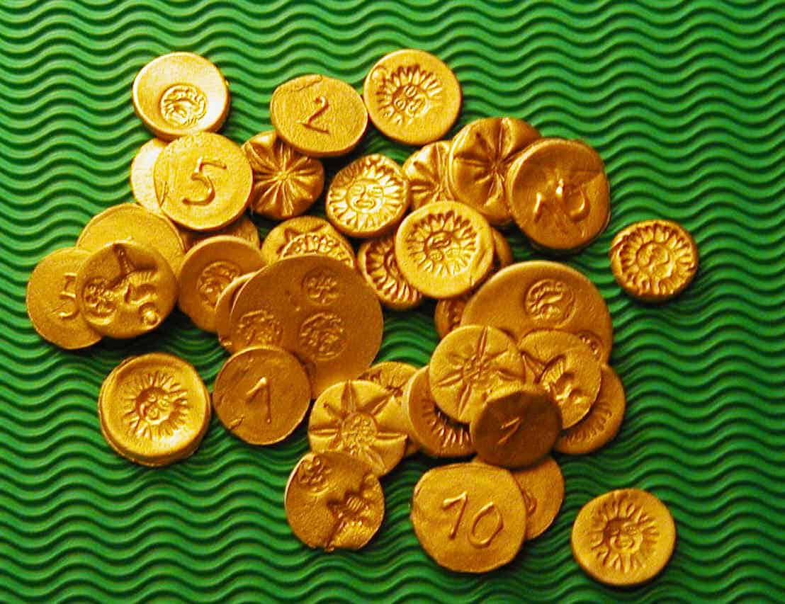 Come fare monete antiche in pasta di sale - lavoretto bambini