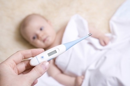 Come misurare la febbre ad un bambino