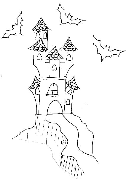 Disegno Del Castello Dei Fantasmi Cose Per Crescere