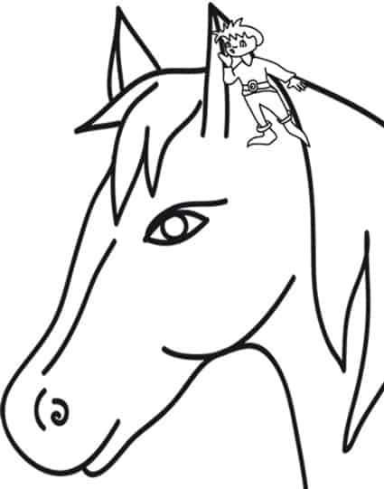 Pollicino parla cavallo for Immagini di cavalli da disegnare