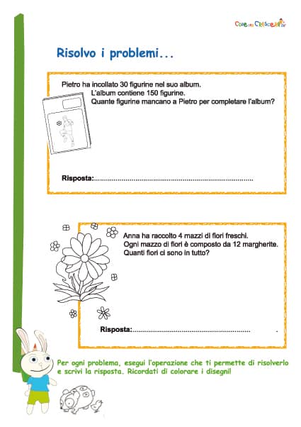 Problemi Semplici Di Matematica Per La Terza Elementare