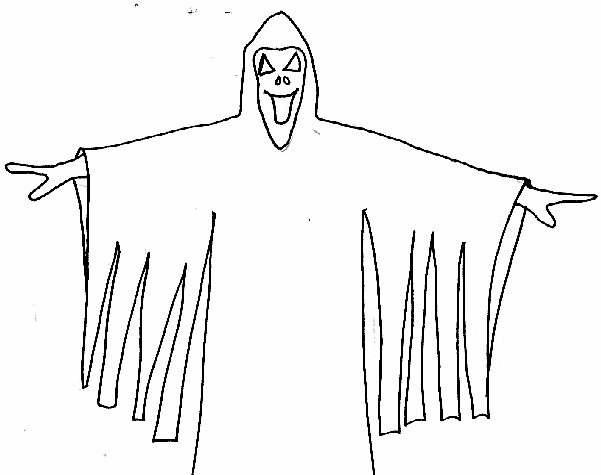 DiULi Costume Da Fantasma Arrabbiato Halloween – Bianco, Per Adulti E Bambini, Con Visibilità In Tulle