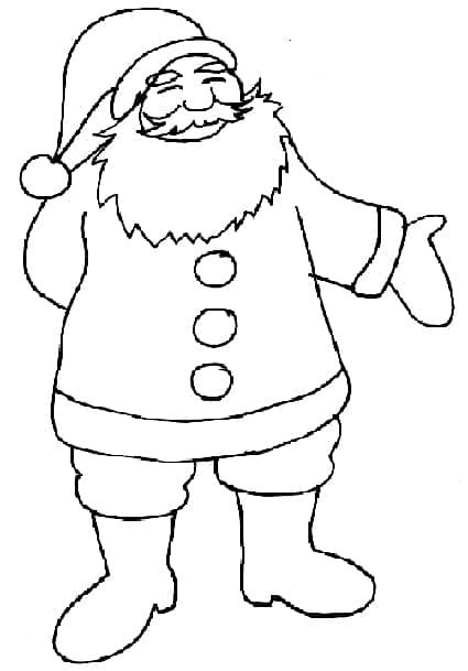 Babbo Natale disegno per bambini