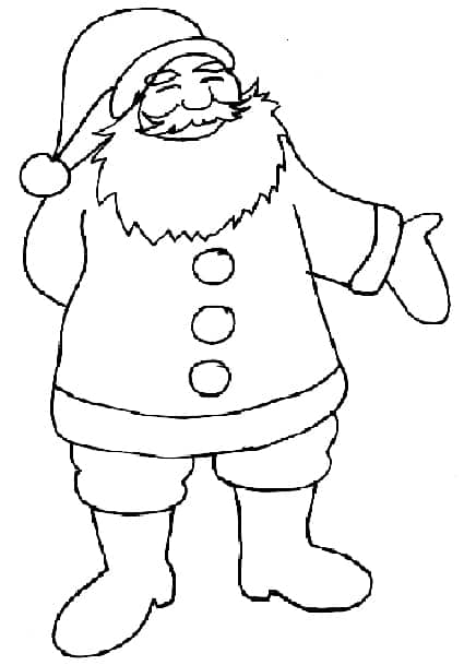 Disegni Di Babbo Natale Facili.Disegno Di Babbo Natale Cose Per Crescere