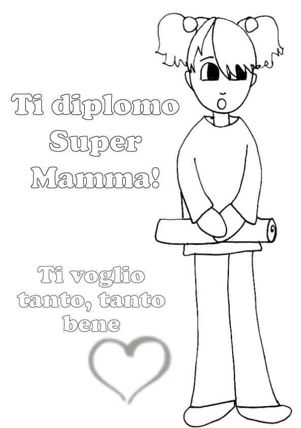 Auguri Mamma Da Colorare Cose Per Crescere