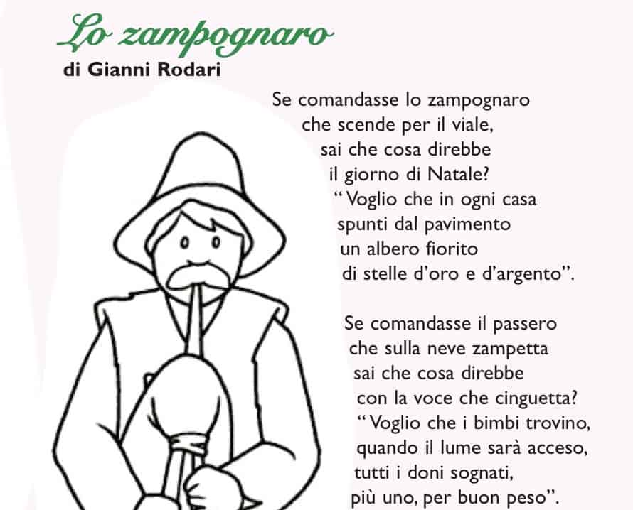 Poesie Di Natale Lo Zampognaro Di Gianni Rodari.Lo Zampognaro Cose Per Crescere