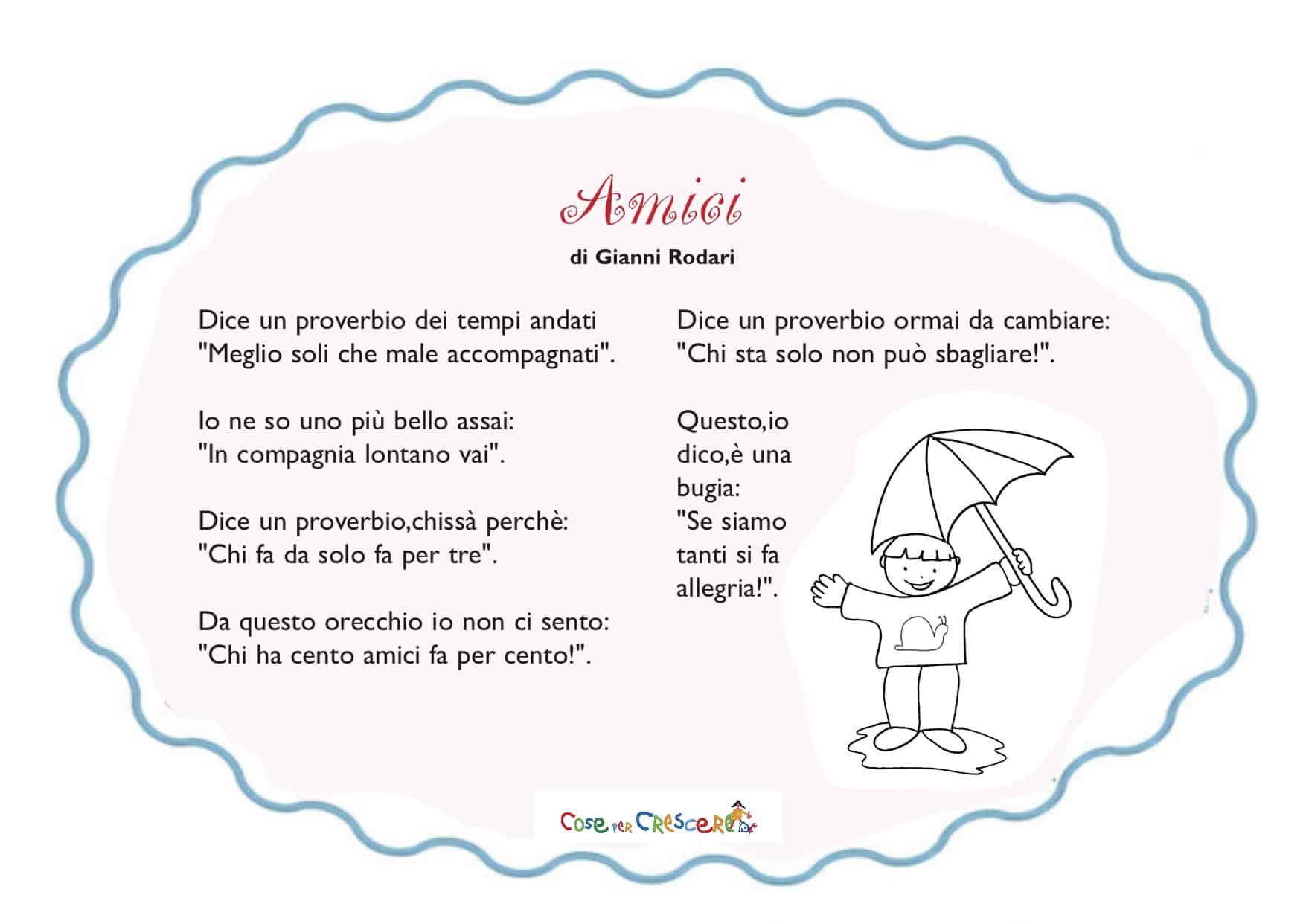 Amici Poesia Di Gianni Rodari