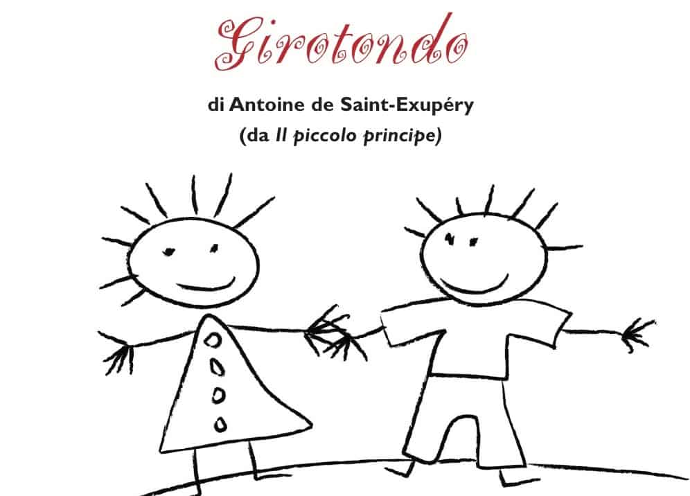 Girotondo Poesia Di Antoine De Saint Exupery Per Bambini