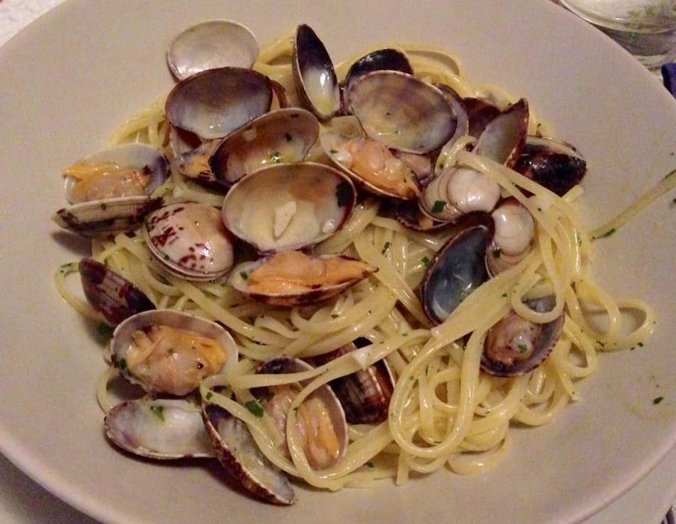 spaghetti con le vongole