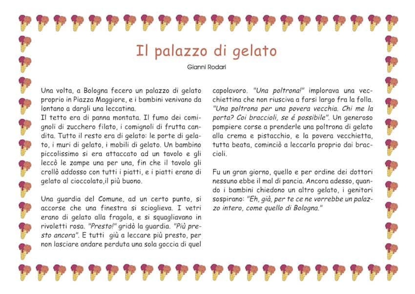 Il Palazzo Di Gelato Favola Per Bambini