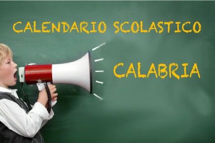Calendario scolastico Calabria