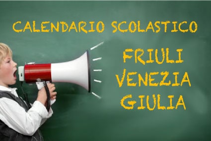 Calendario scolastico Friuli Venezia Giulia