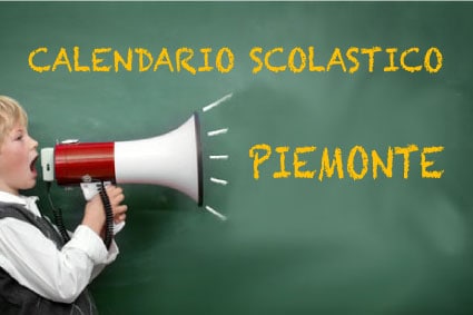 Calendario scolastico Piemonte