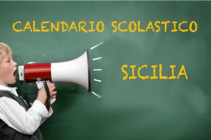 Calendario scolastico Sicilia