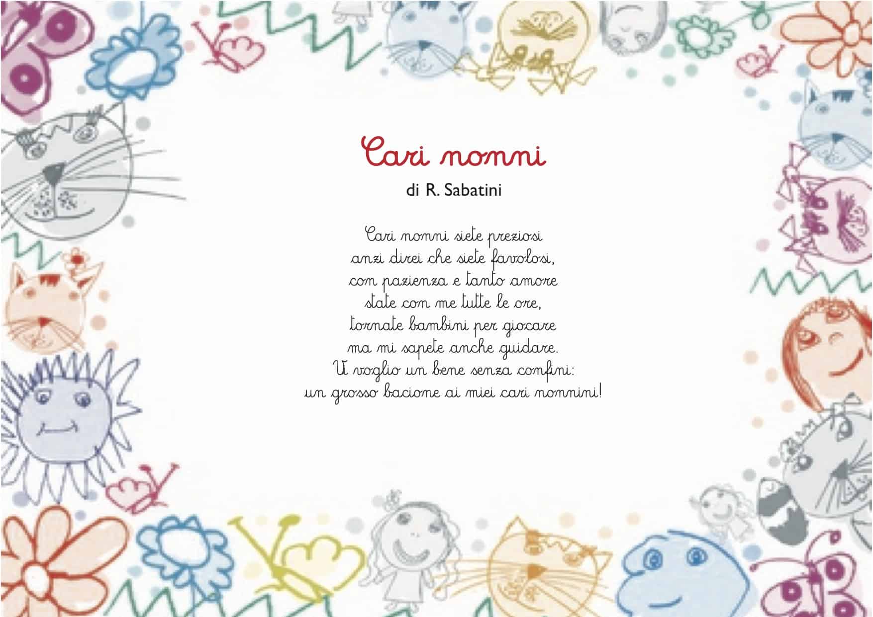 poesia per i nonni