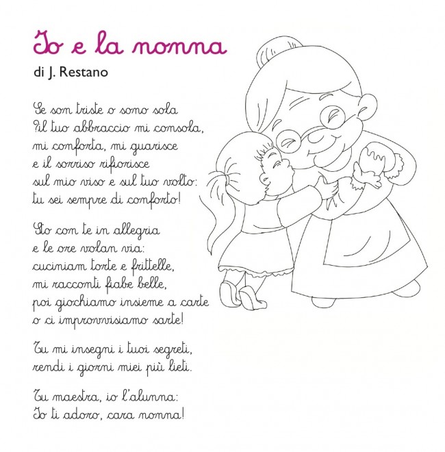 Poesia Per La Nonna Io E La Nonna