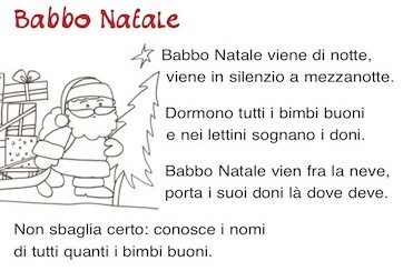 Poesie Di Babbo Natale Per Bambini.Babbo Natale Cose Per Crescere