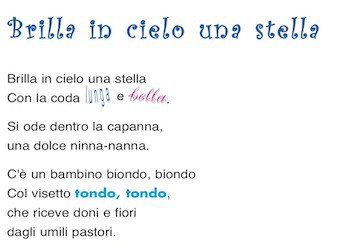 Stella Di Natale Poesia.Brilla In Cielo Una Stella Cose Per Crescere