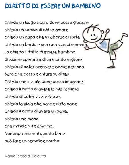 Diritto Di Essere Un Bambino Cose Per Crescere