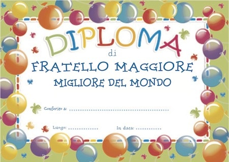 Diploma fratello maggiore