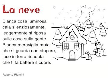 Poesie Di Natale Di Roberto Piumini.La Neve Cose Per Crescere