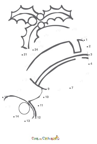 Disegni Di Natale Da Unire Con I Puntini.Cosa Apparira Per Natale Cose Per Crescere