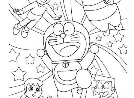 Doraemon da colorare